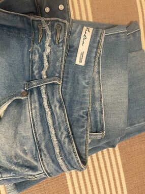 KanCan Light Blue Skinny Jeans with Faded Wash